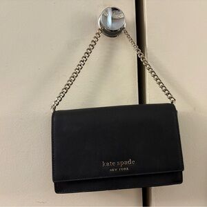Kate Spade Black Shoulder Bag with Chain Strap